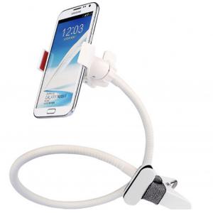 Metal Lazy Arm Phone Holder Gooseneck Tube With Clamps Car Mount 3C