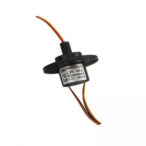 China CCTV Capsule Slip Ring with 6 Circuits@ 2 amps per circuit IP54 Protection supplier