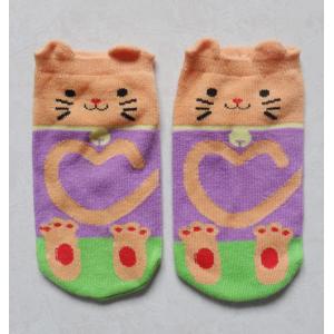Soft thermal knitted children/Kid′s 3D 100% cute cotton Socks