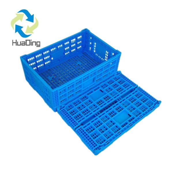 Cajas de plástico antideslizante plegables perfectas para almacenar y transportar productos