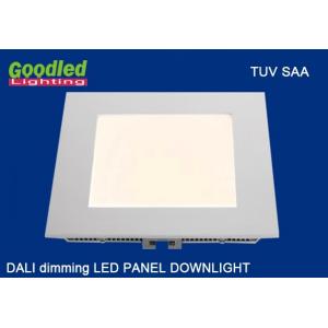 China 15W DALI Dimmable LED Flat Panel Lights , 1000LM Natural White Square LED Downlight supplier