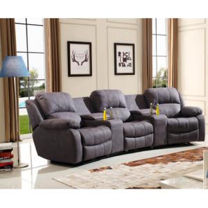 Factory wholesale Recliner sofa, with cup holder Electric Sectoinnals living room Modern furniture