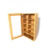 China bamboo tea box with 10 component acrylic tea box for factory price wholesale