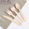 China Polished Handle TUV 20cm Wooden Disposable Utensils wholesale