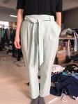 Casual Ladies Half Elastic Waist Pants 93% Viscose 7% Polyester Soft Touch