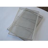China Polishing Stainless Steel 1.2mm Wire Mesh Oven Tray Baking on sale