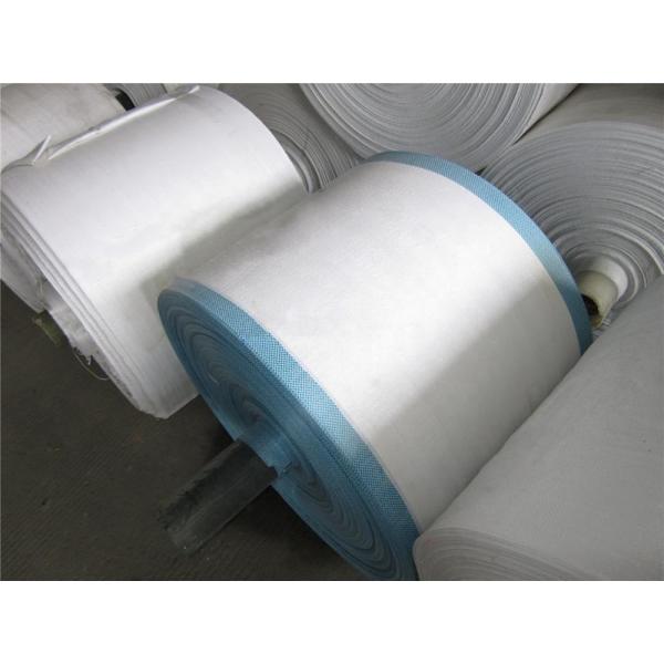White PP Woven Cloth Roll Material Transparent Fabric Roll For FIBC Bulk Bag Production