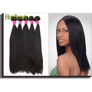 China Silk Straight Natural Virgin Brazilian Hair , Unprocessed Human Hair 10-32 in Stock supplier