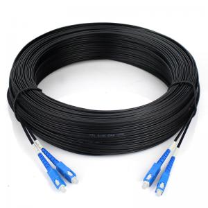 Black 2 Core Drop Cable Simple Structure Strong Practicability Convenient Connection