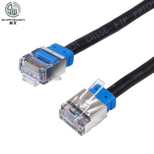 28awg Short Body FTP Patch Cord Rj45 Cat5e 4P Ethernet Communication Cable