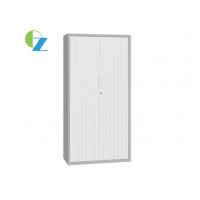 China 12mm Slim Metal Storage Cabinet With Two Tambour Door H1850*W900*D400mm on sale
