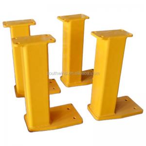 China Heavy Duty Post Base Metal Steel Fence Anchor Steel Deck Surface Mount Base Plate supplier