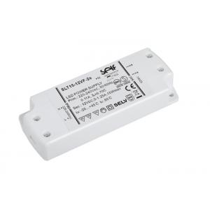 White 15W Switching Power Supply , 24V / 12V DC Constant Voltage Led Driver