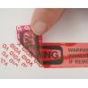 China Environmental Destructive Warranty Void Tamper Evident Label Stickers Non Transfer VOID OPEN Label No Residue Sticker wholesale