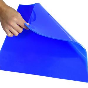 Blue Reusable Washable ESD Silicon Sticky Mat For Clean Rooms 3mm 5mm