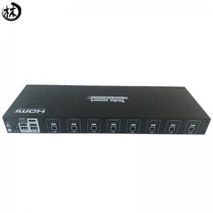 China 8x1 HDTV KVM Switcher 8 Port HDTV USB 2.0 KVM Switch supplier