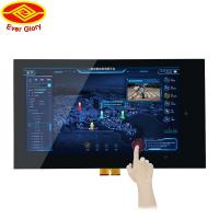 China Anti Vandalism Touch Screen LCD Panel 23.8 Inch For Self Service Terminal on sale