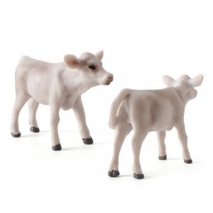 China Zoo Farm Fun Toys Model For Children Kids Baby Cow Action Figure Simulated Animal Figurine Plastic Models supplier