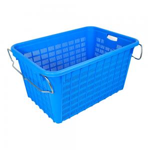 Customized Color Plastic Storage Basket for Easy Vegetable Transport and Storage