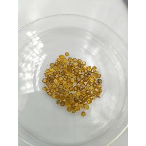 3.0 - 3.5mm Flat HPHT Lab Grown Diamonds HPHT Mono Yellow Diamond Stone