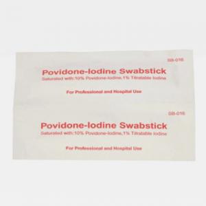 China 10% Povidone - Iodine Professional Iodine Applicator / Gauze Dressings For Hospital WL4005 wholesale