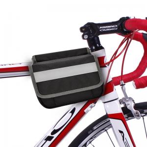 Large Phone Bike Bag Waterproof Rear Under Seat Reflective Strip Pouch For Cycling 7X6X5"