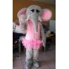 China Изготовленные на заказ костюмы талисмана слона персонажа из мультфильма с хорошей вентиляцией wholesale