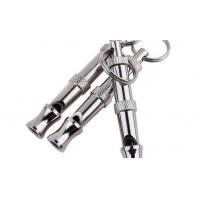 China Stainless Steel Puppy Whistle Dog Training Products Adjustable Sound Key Training​ on sale