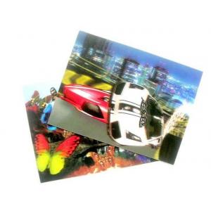 China PLASTIC LENTICULAR PET PP material 3D lenticular business card with dynamic image supplier