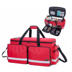 China Oxygen Tank Empty Nylon Medical First Aid Bag Emergency Bag With Compartment supplier