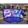 China High Definition Indoor Curved P3.91 Full Color LED Display With Adjustable Angle Cabinet wholesale