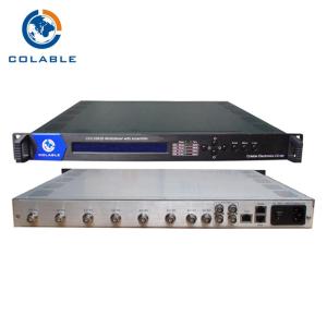China 8 canal ASI ao aparelho de interferência video do Multiplexer dos TS do Headend do Multiplexer DVB do IP da saída do IP supplier
