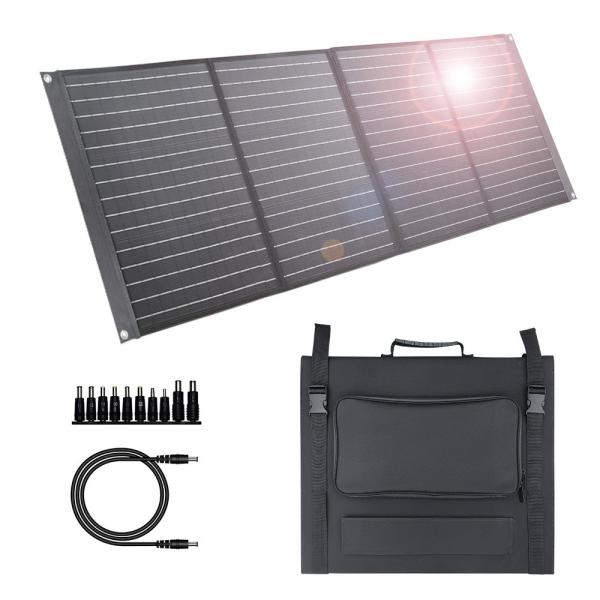 Travel 160w Folding Solar Panel Module Maximum Power Voltage Vmpp 20.9V-19.8V