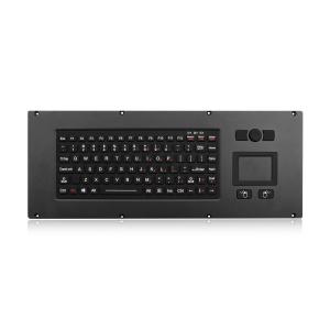 China 91 Keys 30mA Silicone Industrial Keyboard USB FCC With Touchpad Backlight Keyboard supplier