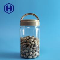 China FSSC 850ml Cylinder Leak Proof Plastic Jar With Lid Handle on sale