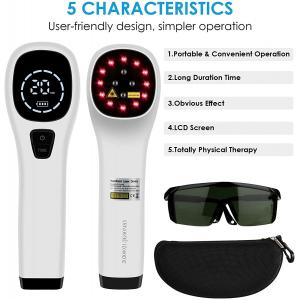 Handheld Wound Cold Laser Therapy Device For Pain Relief Muscle Reliever