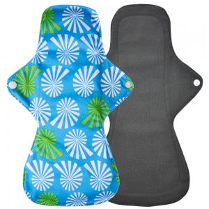 China Bamboo Charcoal Reusable Sanitary Pads For Heavy Flow Menstrual Pads Washable supplier