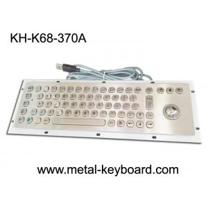 China Mounted 67 Keys Industrial Computer Keyboard , Dust Proof Keyboard In Metal supplier