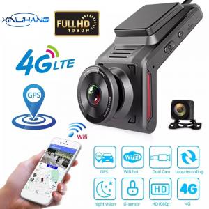 China 4G WiFi Car DVR Smart Android Dash Cam GPS With Rearview Support APP Control supplier