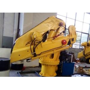China 2t 6m Telescopic Knuckle Boom Crane For Port And Ships Operate Safety supplier