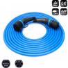 China RDC Portable EV Charging Double Gun Cable 32A Type 1 to Type 2  With Female-to-Male Plug wholesale