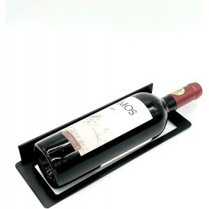 Zinc Plating Multifunctional Wall Mounted Wine Rack Holders for Under Cabinet Storage
