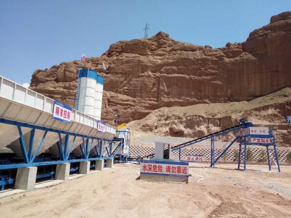 Hzs60 Factory Supply Mixer 60m3/H Portable Mobile Concrete Batching Mixing Plant
