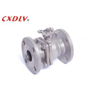 JIS 20K 2PC Cast Steel Ball Valve ISO5211 Direct Mounting Pad for Motor