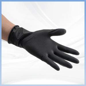 Anti Slip Disposable Latex Gloves Food Processing Latex Exam Gloves