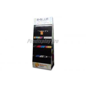 24 Hook Cardboard Point Of Sale Display Stands 3 Tier Full Color Printed