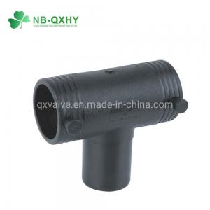 China Black Oxide Finish HDPE Electrofusion Reducing Tee PE Pipe Fitting for Infrastructure supplier