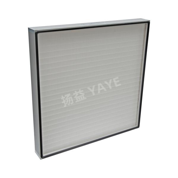 China YAYE 305×915×90mm HEPA 空気浄化フィルター, トランク上部シール付き高温HEPAフィルター wholesale