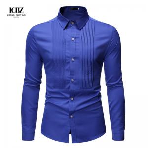 China Oem Odm Casual Business Long Sleeve Designer Black Dress Shirt with Sustainable Fabric supplier