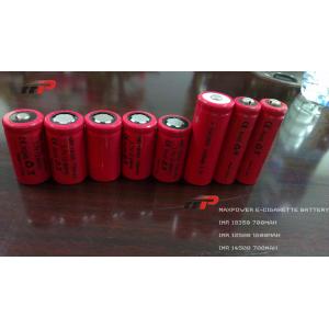 IMR 18350 700mAh Lithium Ion Rechargeable Batteries 3.7V 2.6WH E-Cigarette